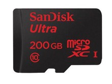 双辽市闪迪至尊高速移动microSDXC UHS-I存储卡 Class10（200GB）