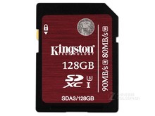 金士顿SDXC卡 UHS-I U3红（128GB）
